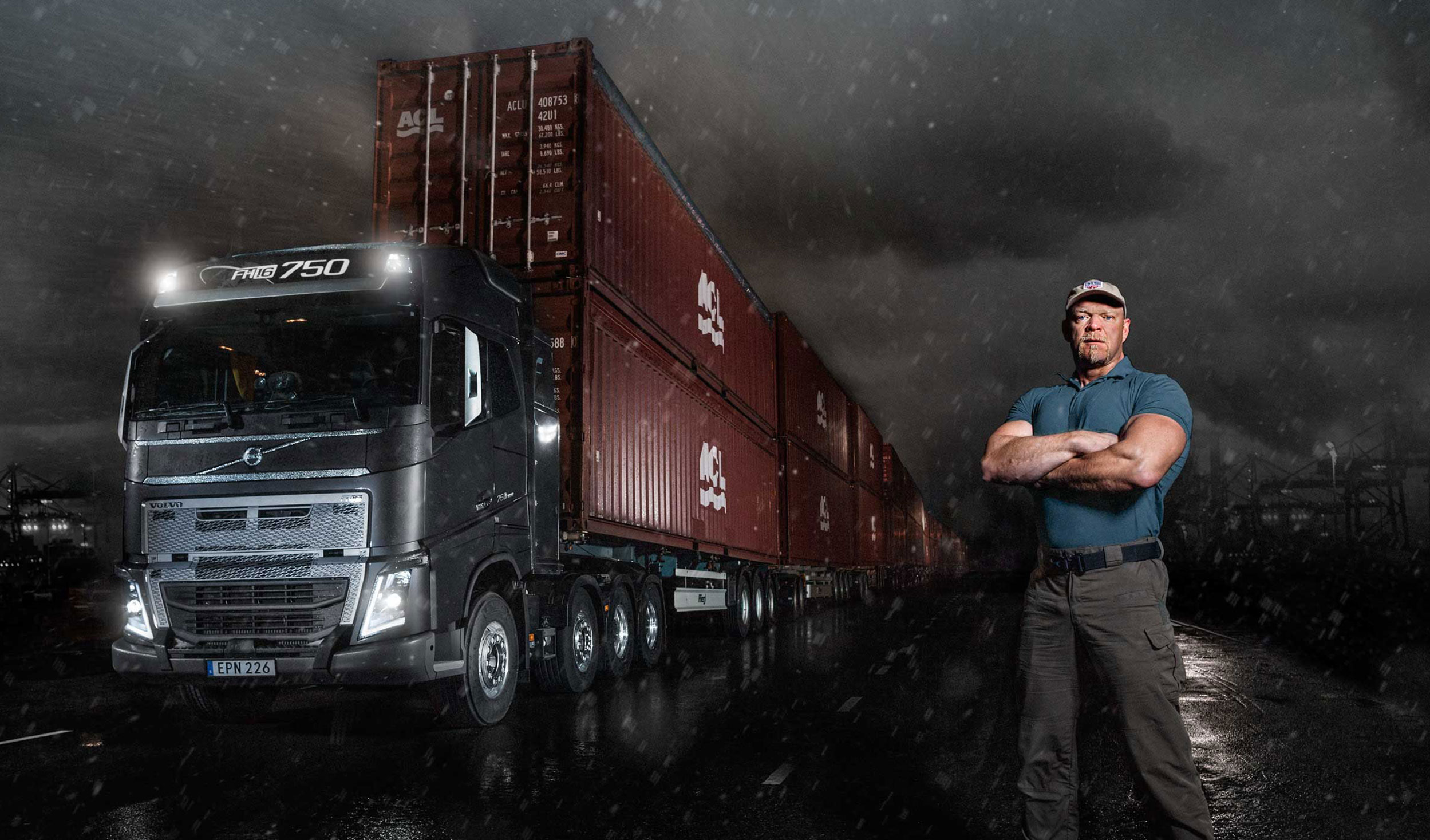 El Volvo FH16 con I-Shift y marchas supercortas arrastra 750 toneladas